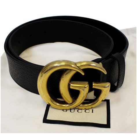 Gucci belt black leather